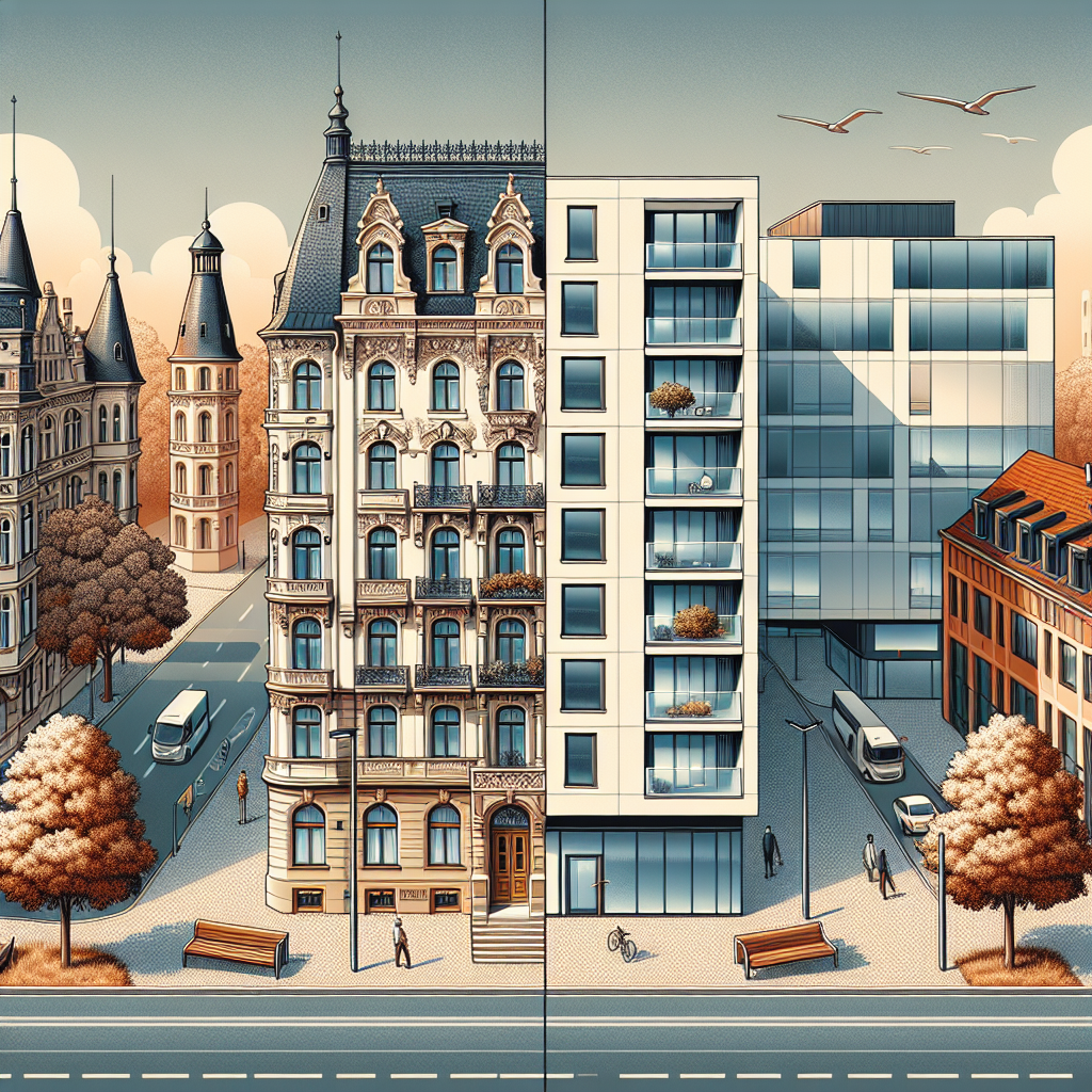 Mietspiegel Unterschiede Altbau vs. Neubau in Leipzig Schleußig
